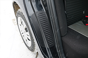Накладки на внутренние части задних арок со скотчем 3М Corolla (седан) 2010-2013 кузов 140, 150 рестайлинг N-207812 фото