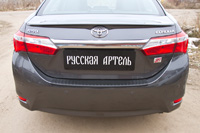 Накладка на задний бампер Corolla (седан) 2012-2015 кузов 160, 170 NT-155202 фото