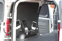 Обшивка внутренних колесных арок грузового отсека без скотча 3М Largus фургон 2021- OLL-050402 фото