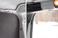 Внутренняя обшивка стоек задних фонарей без скотча Largus фургон 2021- OLL-051112 фотография