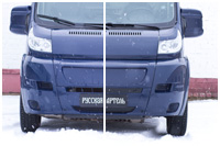 изображение Зимняя заглушка решётки переднего бампера Boxer Шасси 2006-2013 (250 кузов) ZRP-127802