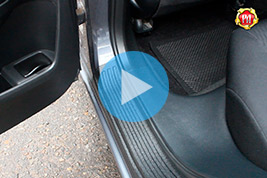 Накладки на внутренние пороги дверей Honda Accord IX (седан)