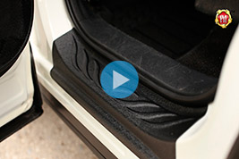 Накладки на внутренние пороги дверей Mazda CX5