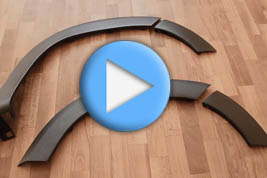 Сравнительное видео накладки на колёсные арки и расширители колёсных арок Renault Duster