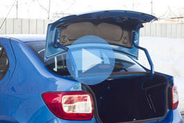 Обшивка внутренней части крышки багажника Renault Logan