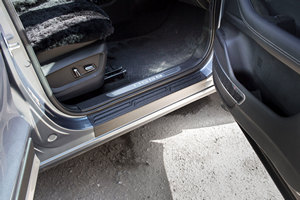 Накладки на внутренние пороги дверей Tiggo 7 Pro 2020- (кузов t1e) N-208502 фото