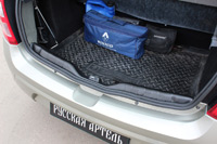 Накладка на порожек багажника Sandero 2009-2013 NRS-026302 фото