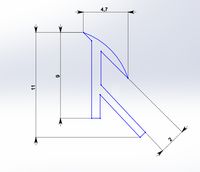 Профиль уплотнительный клеевой слой с двух сторон  (1,2 м.) PURA-03012 фото