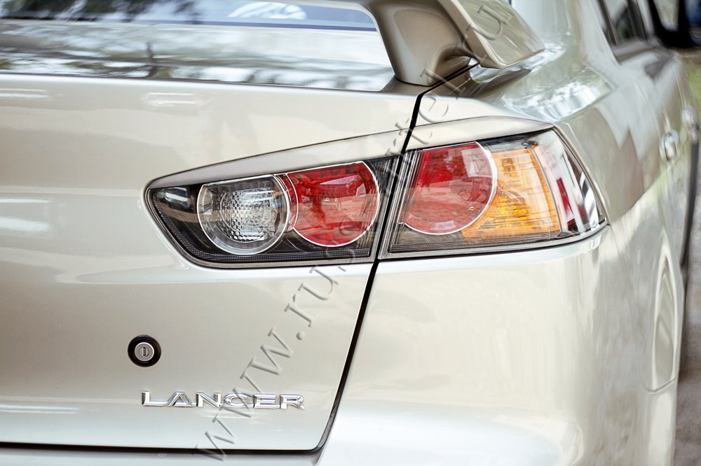 фото Накладки на задние фонари (реснички) Lancer X 2011-2014 REML-003600