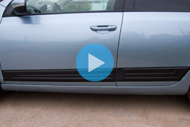 Молдинги на двери Volkswagen Golf VI 2009-2012