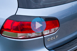 Накладки на задние фонари (Реснички) Volkswagen Golf VI 2009-2012